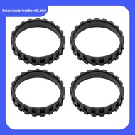 [HOUSEWARE]4X Vacuum Robot Tires for Wheels Series 5/6/7/8/9/I7 S9+ Anti-Slip