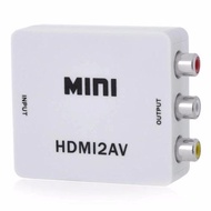 HDMI to AV Mini  HD Video Converter รุ่น FULL HD 1080p (สีขาว)