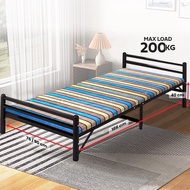 Ninsso : 75/90/100/120 CM ARIAL BED FRAME WITH FREE TOPPER / KATIL single dan boleh berlipat Stong &amp; Stable