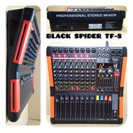 MIXER AUDIO 8 CHANNEL BLACK SPIDER TF 8