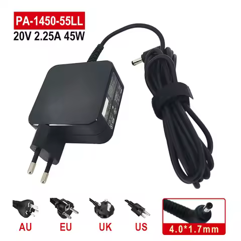 20V 2.25A 45W 4.0*1.7MM Laptop Adapter Charger For Lenovo YOGA 310 510 520 710 MIIX5 7000 Air 12 13 