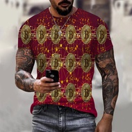 Money 3D Printed T-Shirt Graffiti Round Neck Men's Printed Short Sleeve HF11.26