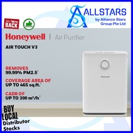 Honeywell Air Touch V3 Air Purifier For Home, 4 Stage Filtration, Coverage Area of 46 m², Pre-Filter, H13 HEPA Filter