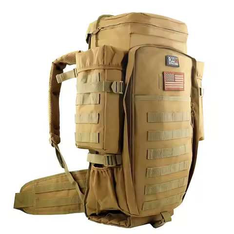 70L Tactical Backpack High Capacity for Men Outdoor Hiking Bag Sports Attack Hunting Camping Rucksac