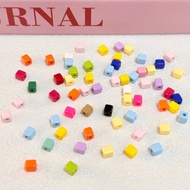 [20pcs] luxury solid rectangular beads 5x6mn