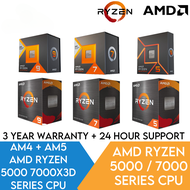 AMD RYZEN 50007000 Series 5600X AM4AM5 5800X 5900X 5950X 5600G 7800X3D CPU 30วันไม่มีเหตุผลคืนหรือนโ