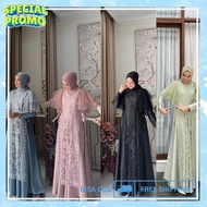 LatestWanita 2024 Adult Wedding Dress Tunic Syari Suit Set Cadar Longdress Long Party Dress Ghamis E