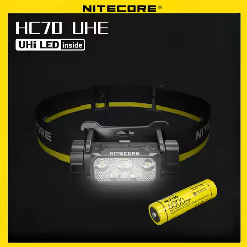 NITECORE HC70 UHE Headlamp Work Flashlight SITE headlamp searching light Headlight Bright Light weig