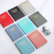 2024 A7 Mini Pocket Notebook 365 Days Notepad Diary Notebook Day Week Month Planner Office School Stationery