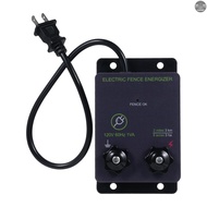 Electric Fence Energizer Coverage 8 Acres Area for Protecting Poultry from Wild Animals Intruding Ou