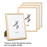 3/2/1pc Wooden Photo Frames For Picture Wall 10X15 15X20 20X25 A4 Wood Color Pictures Frame Stand Fo