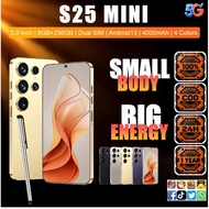 S25 Mini Phone 5G Android 64GB 4GB RAM 48MP Camera 4000mAh Dual SIM Under RM300 with Free Case