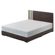 [A-STAR] Queen size Divan Bed frame (Brown) + Queen size Spring Mattress 8.5 inch