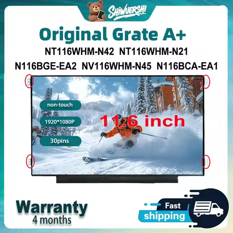 Wholesale 11.6" Laptop Lcd Screen Display Panel Slim 30pins NT116WHM N42 NT116WHM N21 N116BCA EA1 N1