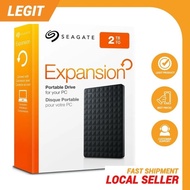Seagate HDD USB 3.0 2TB External Hard Disk Expansion Portable 2.5-inch Hard Disk