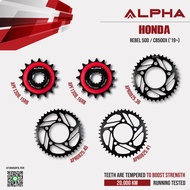 สเตอร์ ALPHA ใช้สำหรับ Honda Rebel500 / CB500X ('19&gt;) / CBR500R ('22-'23) [ APF1308 - APR0825 ]