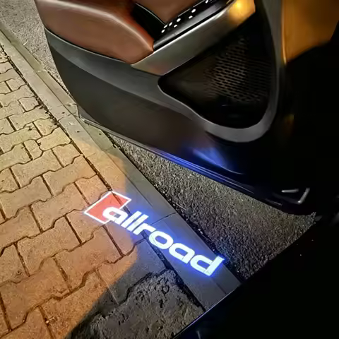 LED Car Door Welcome Ghost Shadow Warning Lights For Audi Allroad TT A1 A3 8L 8Y A6 C5 C7 C8 A7 A8 B