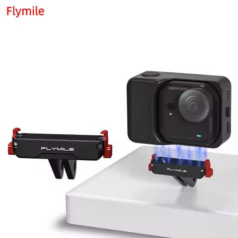 Flymile Quick Release Mount for Insta360 GO Ultra Magnetic Angled 2-Prong Adapter For Insta 360 GO U