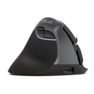 Delux M618ZD 滑鼠左手靜音人體工學無線垂直鼠標藍牙 2.4GHz RGB 可充電靜音鼠標辦公室