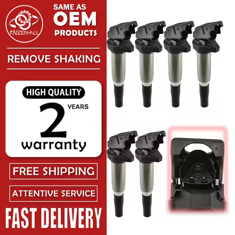 6PCS 0221504470 Ignition Coils 12138616153 12137594937 For For BMW 325i 328i 525i 530i 330i 650i X3 