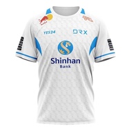 DRX Team 2022 Custom Name LOL LCK Deft Zeka BeryL Pyosik Kingen T Shirt Men E-sports Uniform Clothin