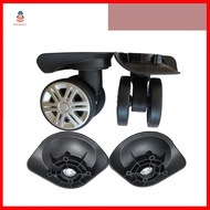 A19 Mute Double Row Bull Wheel Bag Wheel Accessories Universal Wheel Trolley Case Suitcase Luggage W