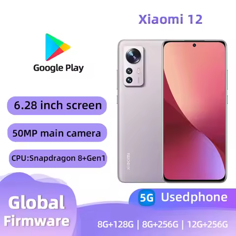 Xiaomi 12 5G Android 6.28-inch RAM 12GB ROM 256GB used phone
