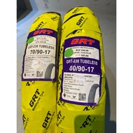TAYAR GLOBAL RUBBER GRT-238 TUBELESS (BUNGA DIAMOND) COMBO/PCS 70/90/17-80/90/17