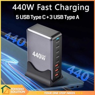 Taffware Desktop Charger Fast Charging Multi Port USB Type C GaN3 440W - YMX-440W