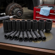 1/2" x 80MM BLACK HEX IMPACT BOX/ CR-MO IMPACT WRENCH SOCKET