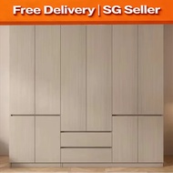 [ SG ] ⚡ 2/3/4/5/6 Doors Drawers Wardrobe with drawers Storage Cabinet