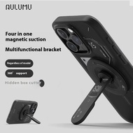 Aulumu G05 MagSafe Phone Stand Grip - 4-in-1 Magnetic Holder, 360° Adjustable, Removable Grip with B