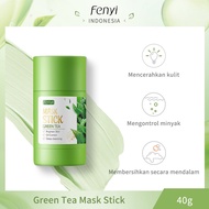 Fenyi Green Tea Mud Mask Stick ED 07/2024 KAOLIN Blackhead Cleaning Acne Remover Oil Control 40g