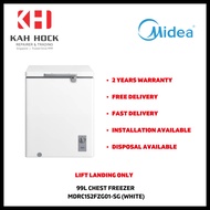 MIDEA MDRC152FZG01-SG 99L CHEST FREEZER - 2 YEARS MANUFACTURER WARRANTY + FREE DELIVERY