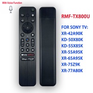 RMF-TX800U New Bluetooth Voice Remote Control for Sony Smart TV Fit XR-42A90K KD-50X80K KD-55X85K XR