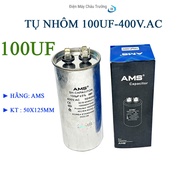 Aluminum capacitor 100UF-400VAC - AMS brand 100UF oil capacitor