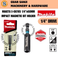 MAKITA E-08785 1/4”x 60MM IMPACT BLACK MAGNETIC BIT HOLDER  |  1/4” SHANK