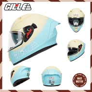 GILLE 135 TWO TONE  Full Face Dual Visor Motorcycle helmet full face
