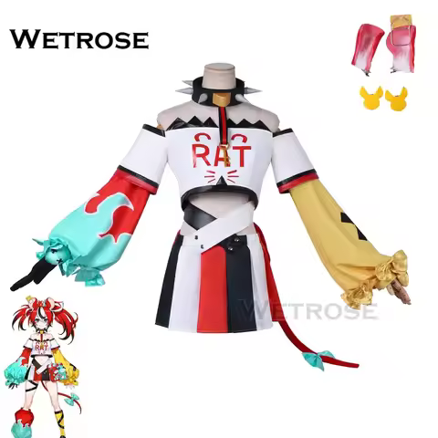 Wetrose Hololive EN Vtuber Hakos Baelz Cosplay Costume