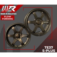 TE37 S-PLUS (3R - MADE IN MALAYSIA 🇲🇾) 15” 16” 17” 4H100/4H114.3/5H114.3/5H100 ET38/ET40 - HONDA CIT