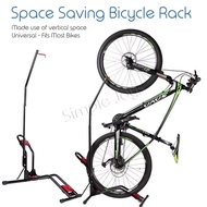Bicycle Vertical Stand Adjustable L Shape Bike Rack Parking Storage