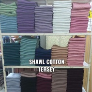 Borong Shawl Cotton Jersey (10/20)pcs