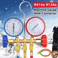 Manifold Gauge with Connector Refrigerant Device Pressure Gauge Refrigerant Filling Device High-precision R22 R134a R410a R40