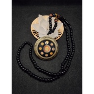 Tibetan Blessed Treasure Symbol 8 Pendant Necklace 45mm E952