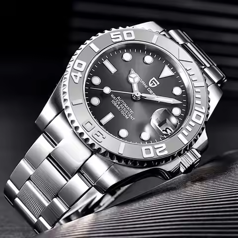 PAGANI DESIGN New 1651 Mechanical Watch 40mm Men Wristwatch Sapphire Glass Stainless Steel Waterproo