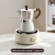 High Pressure Extraction Coffee Mocha Pot Household Italian Espresso Hand Brewed Coffee Pot Outdoor 