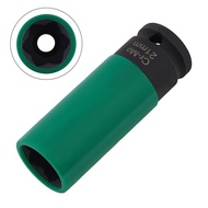 21 mm 1/2 inch Drive Chromium Molybdenum Steel Wheel Lug Nuts Socket with Smart Cover, 6 Point Splin