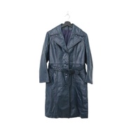 Back to Green-皮衣外套 藍綠大衣L-09//vintage Leather Jacket