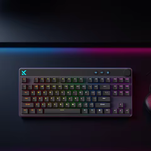 MCHOSE MIX87 Magnetic Swtich Keyboard Wired Gaming Keyboard 8K+256K Esport 0.08ms Low Latency E-Spor