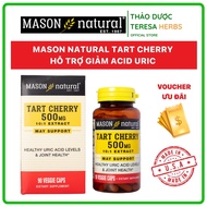 Viên Uống Hỗ Trợ Bệnh Gout Mason Natural Tart Cherry - Giúp Giảm Acid Uric Trong Máu (Hộp 90 viên)
